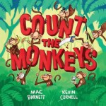 countthemonkeys.jpg Count the Monkeys by Mac Barnett; ill. by Kevin Cornell
