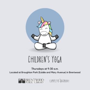 Children's Yoga @ Broughton Park in Brentwood