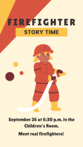 Firefighters Story Time