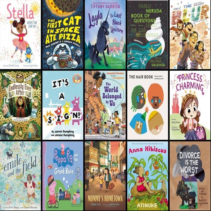 See the new Children's Books at the Brentwood Public Library at:
*** http://wowbrary.org/nu.aspx?in&p=239-289-CHI ***
This week's 20 new Children's Books include "Stella Keeps the Sun Up", "The First Cat in Space Ate Pizza", and "Layla, the Last Black Unicorn".