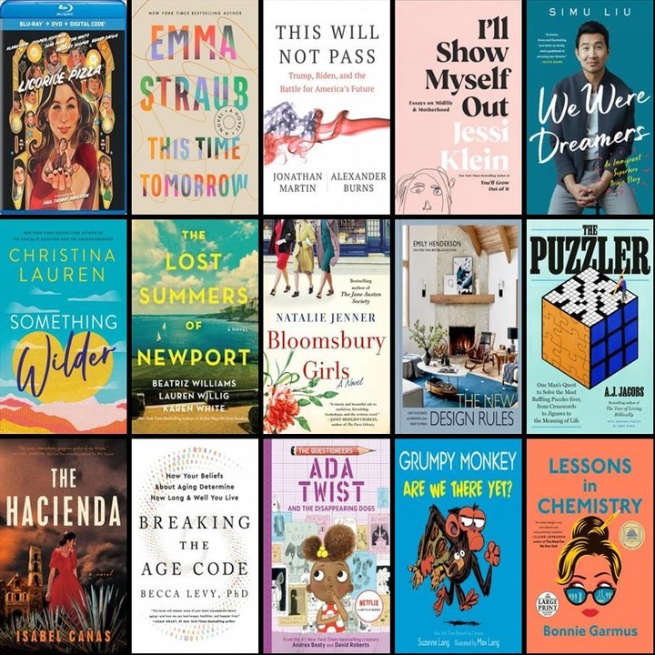 Check out all these NEW buzzworthy books at the Brentwood Public Library! 

Click the link in our bio to see more new and recently added titles on Wowbrary.



This week's 20 new Top Choices include "Licorice Pizza", "This Time Tomorrow", and "This Will Not Pass: Trump, Biden and the Battle for America's Future".