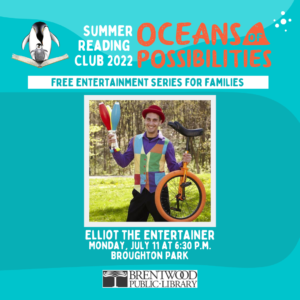 Free Family Event: Elliot the Entertainer @ Broughton Park