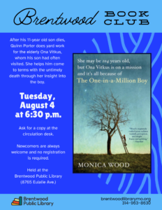 Brentwood Book Club - The One in a Million Boy