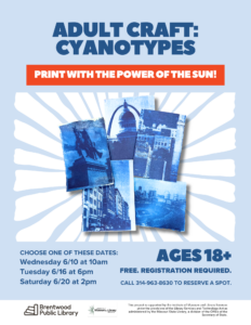 Adult Craft: Cyanotypes