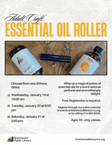 Adult Craft: Essential Oil Roller