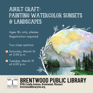 Adult Craft: Painting Watercolor Sunsets and Landscapes