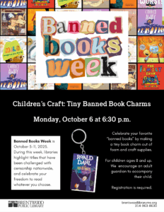 Banned Books Week Craft: Tiny Book Charms