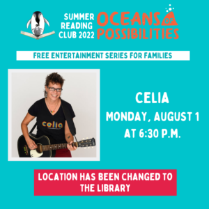 NEW DATE! Free Family Event: Celia