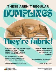 Kids Craft: Fabric Dumplings