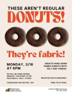 Kids Craft: Fabric Donuts