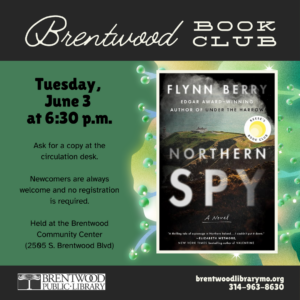 Brentwood Book Club - Northern Spy @ Brentwood Community Center