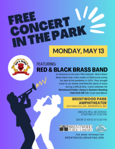 Free Concert with the Red & Black Brass Band @ Brentwood Park Amphitheater