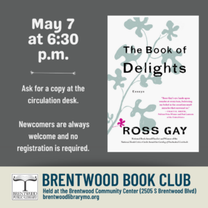 Brentwood Book Club @ Brentwood Recreation Center