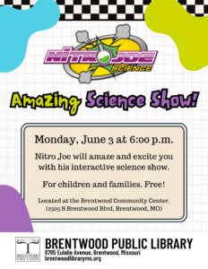 Nitro Joe's Interactive Science Show @ Brentwood Community Center