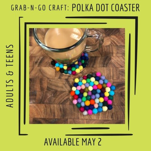 Grab-n-go Craft Kit: Polka dot Coasters