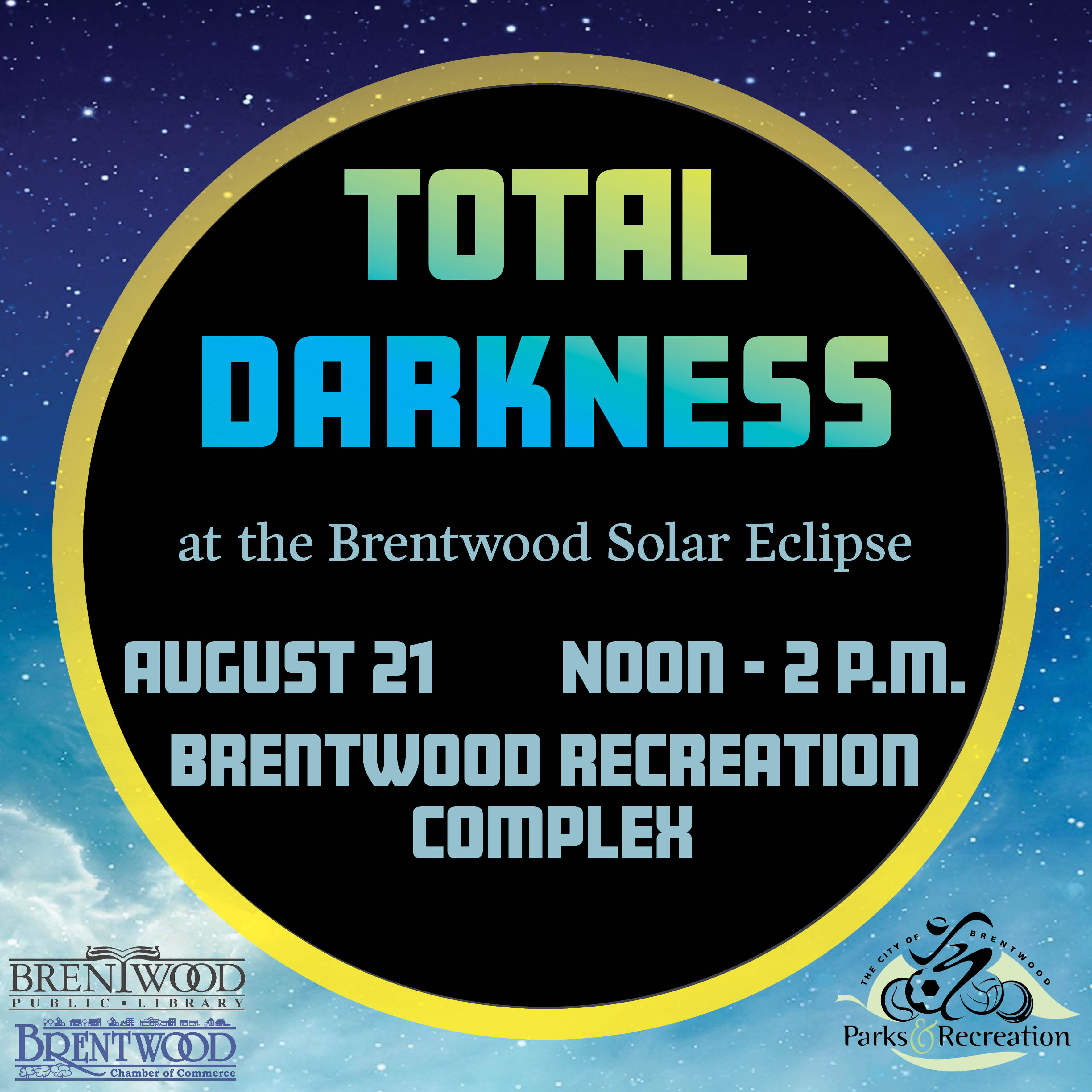 Total Darkness at the Brentwood Solar Eclipse