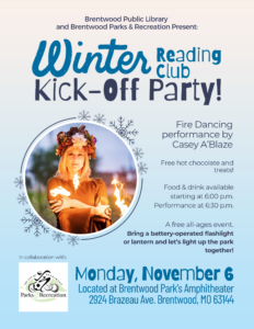 Winter Reading Club Kick-Off Party! @ Brentwood Park