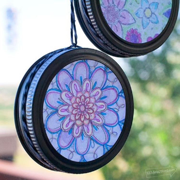 Adult Craft Night - Coloring Page Sun Catcher