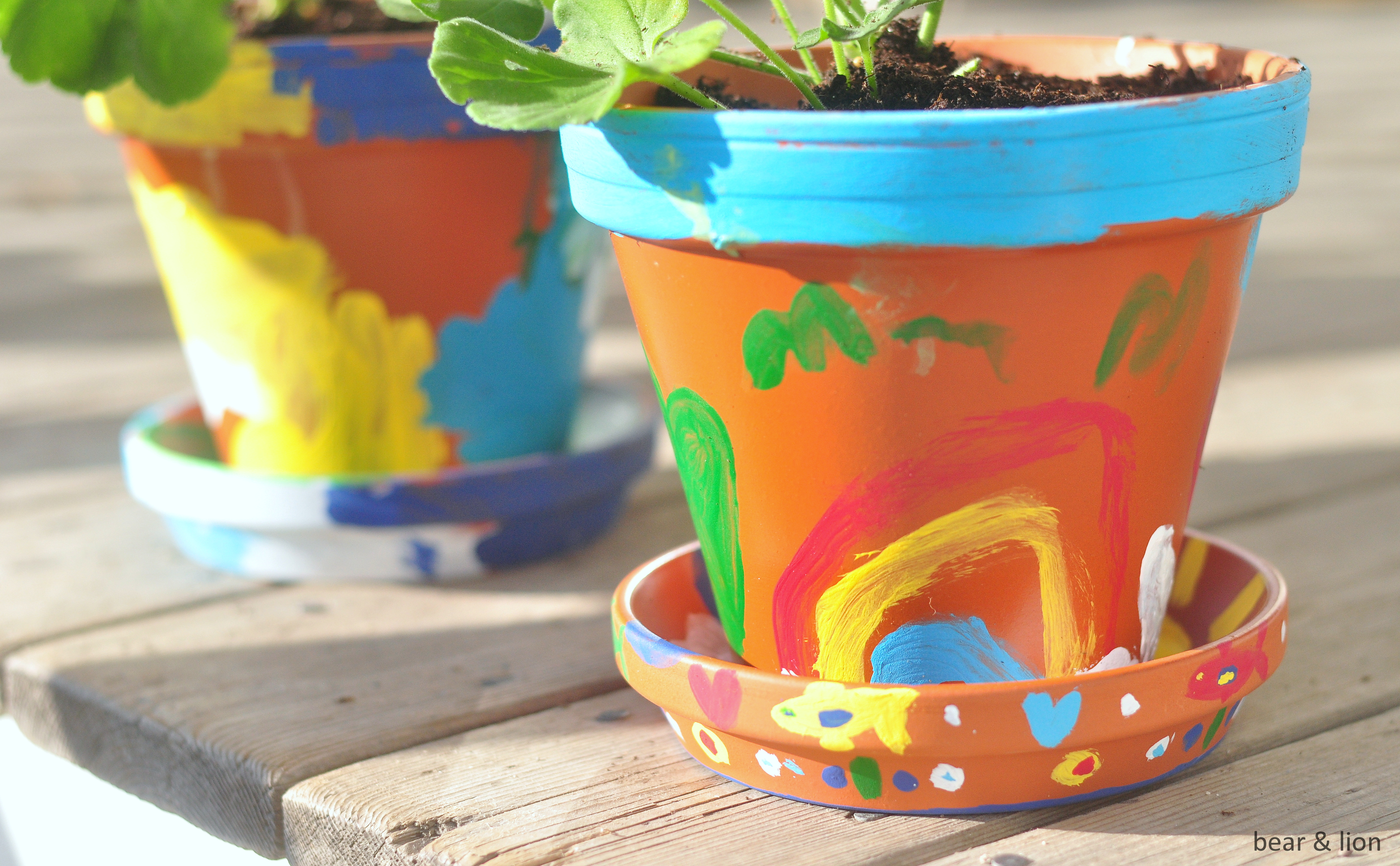 Kids Craft - Flowerpots